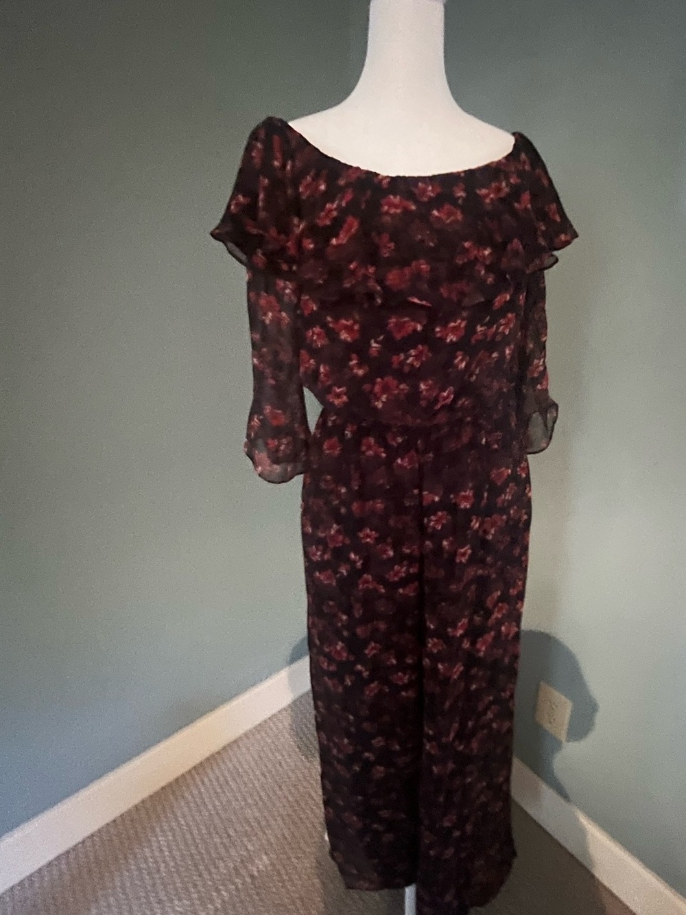 Rachel Zoe Floral Off-Shoulder Wide-Leg Jumpsuit
